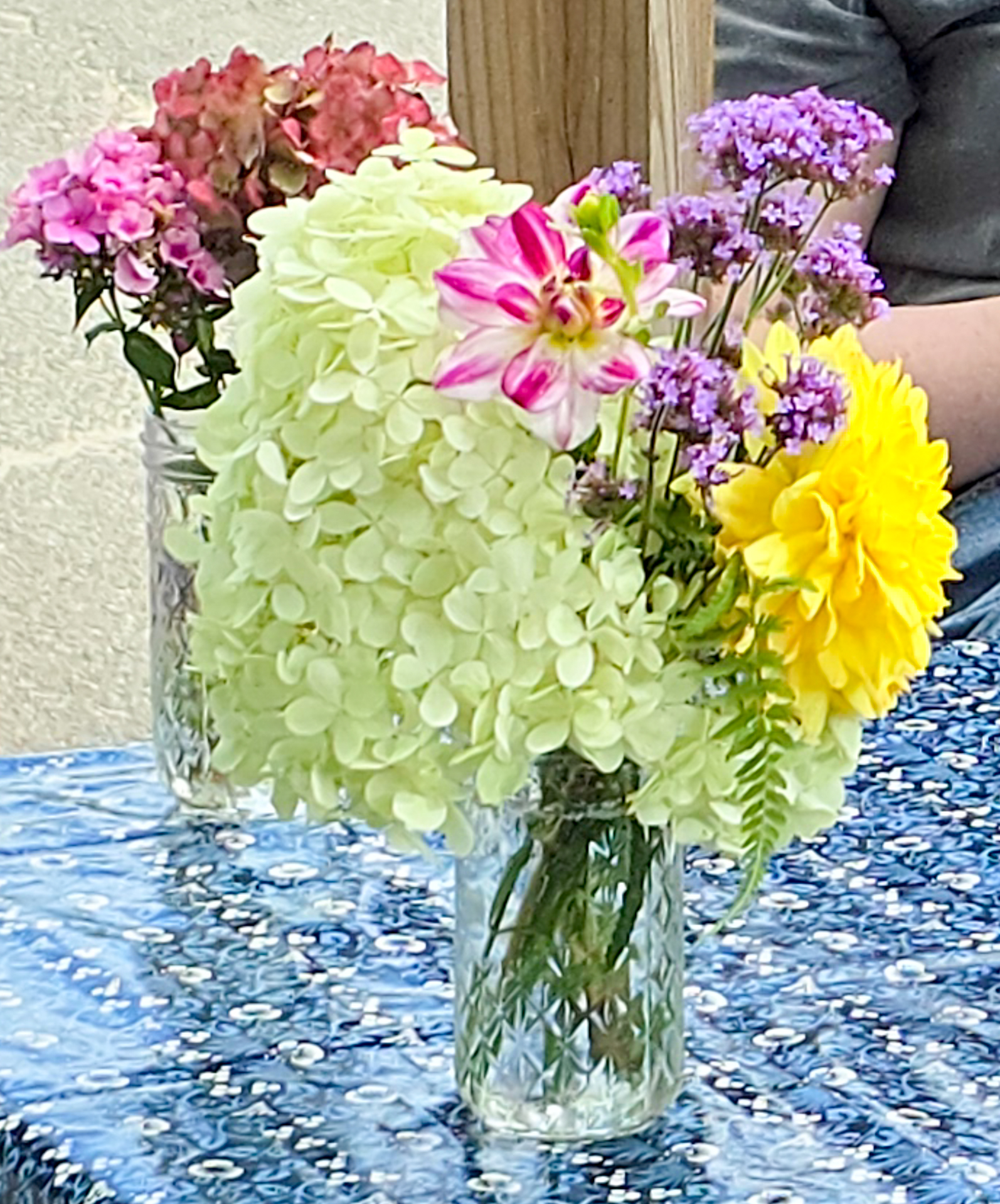 Mixed flower arrangement